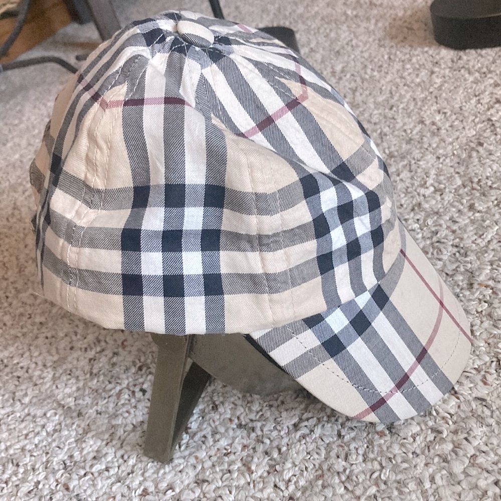 Burberry Plaid Baseball Cap
